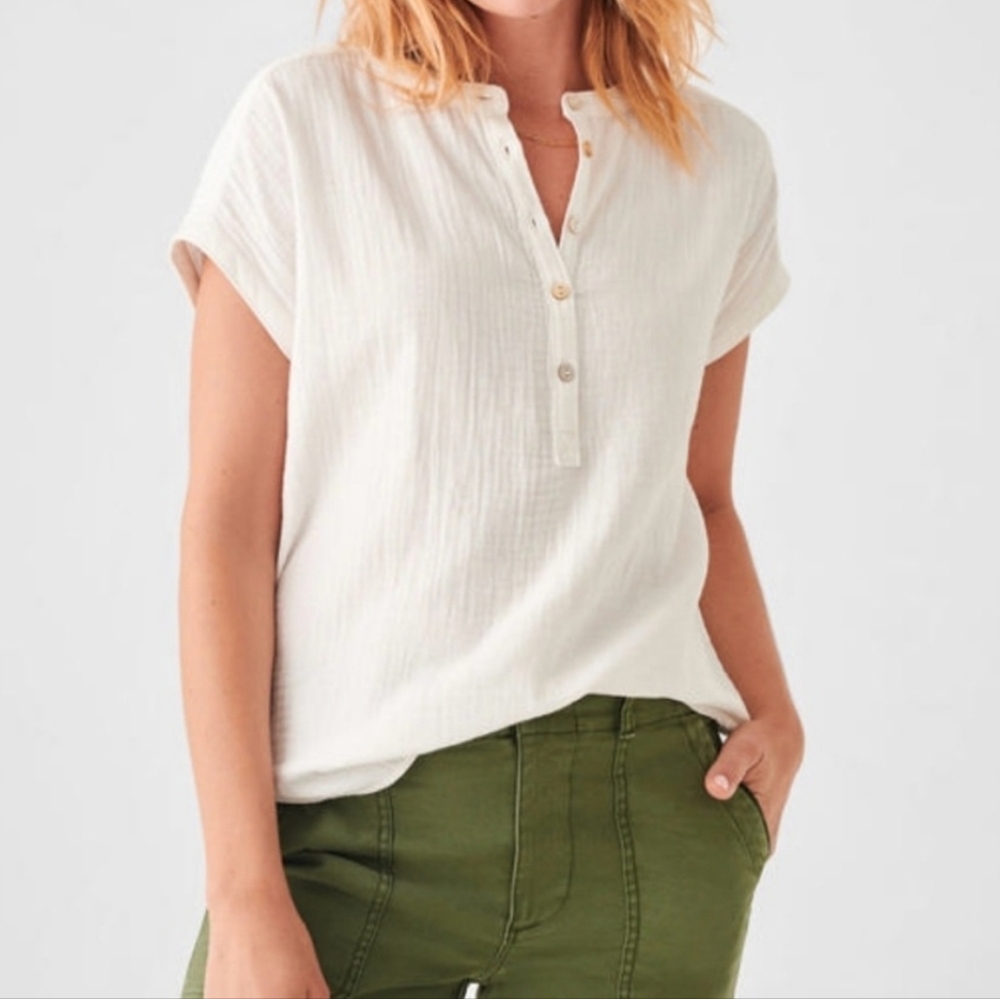 Faherty Organic Cotton "Desmond" Top